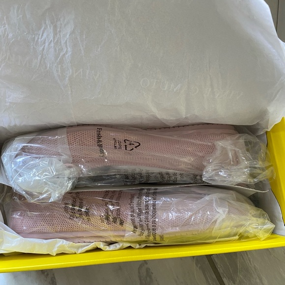 Vince Camuto Flanna Mauve Washable Knit Ballet Flats Size 8 - Picture 2 of 11